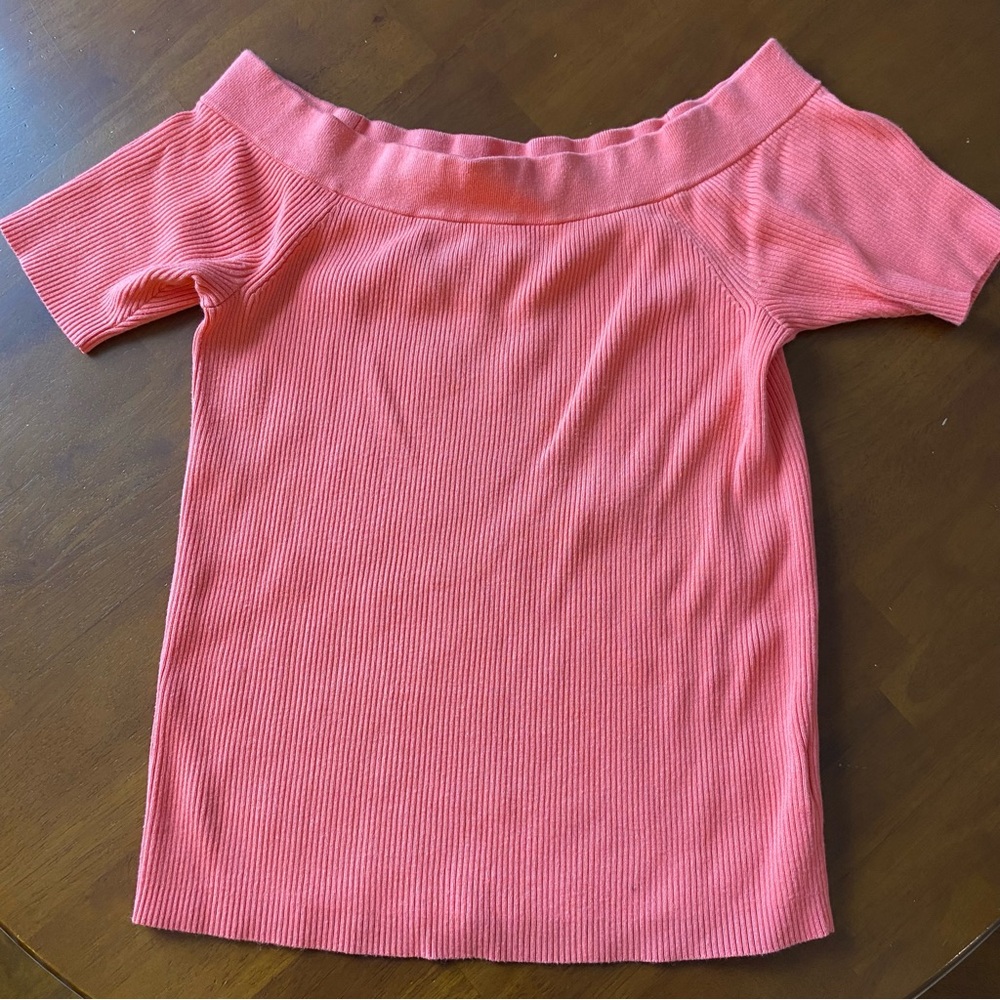 Anthropologie Off Shoulder Short Sleeve Size 1X